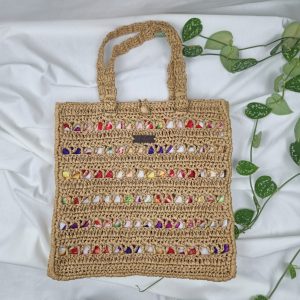 Y-Kollektion Shopper aus Papiergarn - Cubic