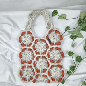 Granny Square Tote Bag aus Wolle