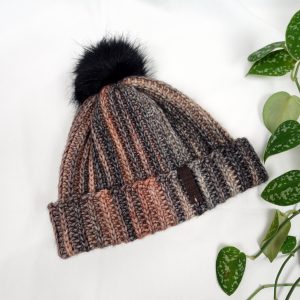 Bommel Mütze aus Wolle